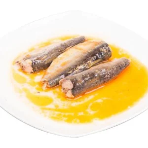 125g*50tins Canned Sardines in Vegetable Oil Easy Open