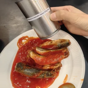 155g Canned Mackerel Fish in Tomato Sauce and Oil Brine Ready to Eat