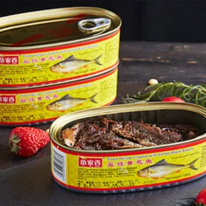 168g Canned Fried Yellow Croaker Fish