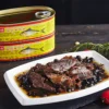 168g Canned Yellow Croaker with Black Beans Fish Chunks Available for Takeout