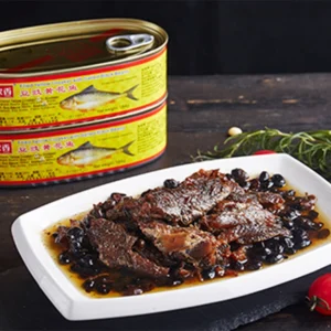 168g Canned Yellow Croaker with Black Beans Fish Chunks Available for Takeout