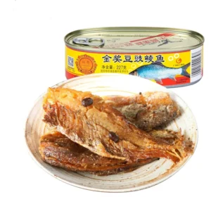 227g Canned Fish Fried Dace with Salted Black Beans