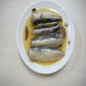 Canned Fish Halal Canned Sardines Tin Sardine in Vegetable Oil 125g