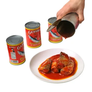 Canned Jack Mackerel in Tomato Sauce