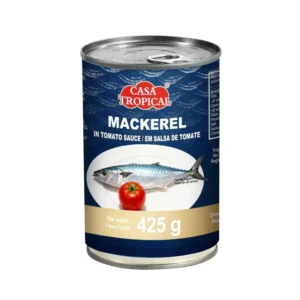 Canned Mackerel in Tomato Sauce and Brine in Vegetable Oil 155g 400g 425g