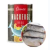 Canned Mackerel in Vegetable Oil 425g with Body for Cooking or Ready to Eat