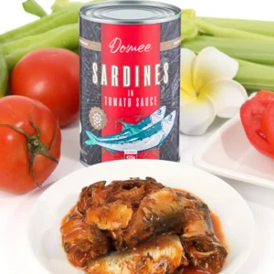 Canned Sardine in Tomato Sauce Custom Canned Fresh Material