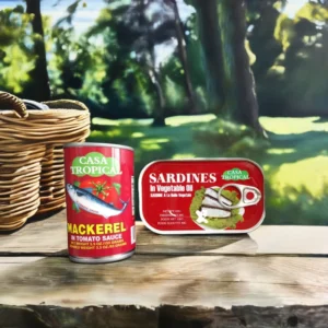 Canned Sardines in Tomato Sauce 1kg & 1.8kg Variants with Vinegar Preservation & Tuna Variety