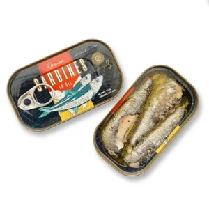 Canned Sea Food Easy Open Lid 125g Sardine in Vegetable Oil Body