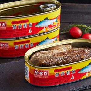 Fried Mackerel Fish with Black Beans 227g Oil Preserved Canned Seafoods