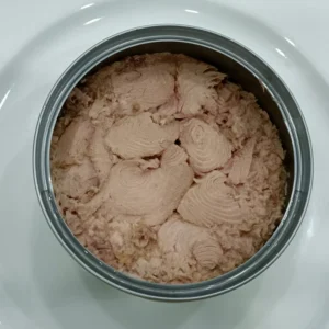 Light Meat Tuna Body Chunk in Soya Oil 140g Canned Preserved with Salt and Water Halal Certified