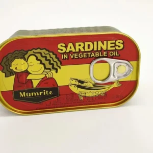 Original Canned Sardine in Vegetable Oil 125g*50 CTN