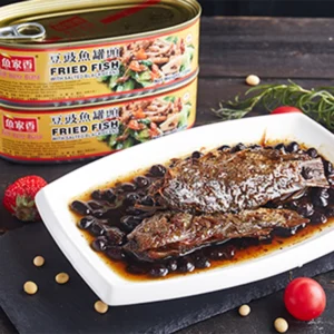 Spicy Fermented Black Bean Fish Canned 227g Oil Preserved Ready-to-Eat Side Dish