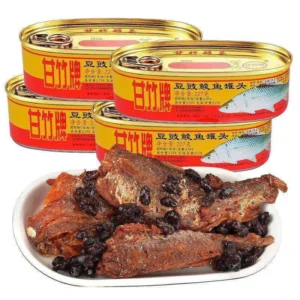Spicy Fried Fish with Salted Black Beans in Oil Canned Fish Tilapia Dace